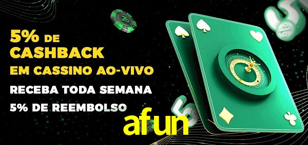 Promoções do cassino ao Vivo afun